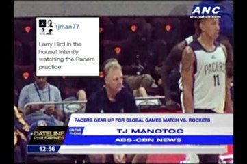 TJ Manotoc gives details of Pacers, Rockets practice