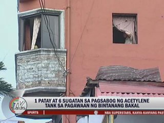 1 dead, 6 injured in QC acetylene tank explosion