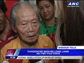 460,000 barangay candidates to file COCs