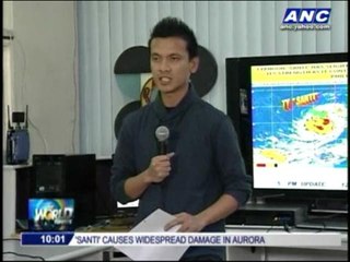 Скачать видео: Typhoon Santi to exit PH on Sunday