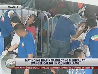 Erap defends INC's medical mission
