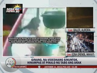 Woman beating own child caught on cam