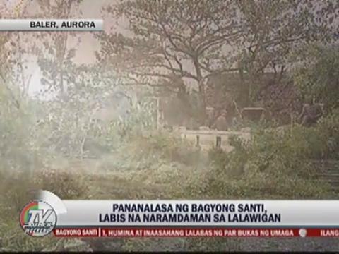 Aurora still without power due to 'Santi'