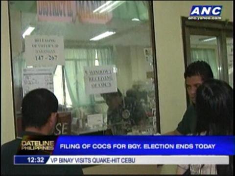 Comelec extends period of filing COCs in Bohol, Cebu