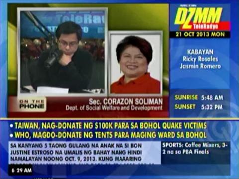 DSWD to LGUs: Don't politicize quake relief