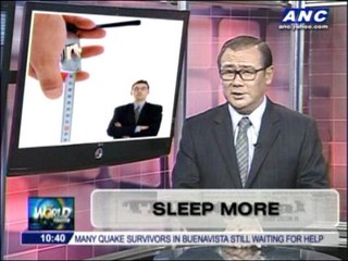 Teditorial: Sleep more