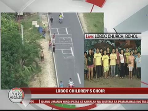 WATCH: Loboc Children's Choir sings message of hope amid ruins