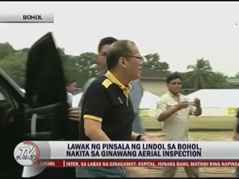 PNoy ensures repair of damaged infrastructures in Bohol