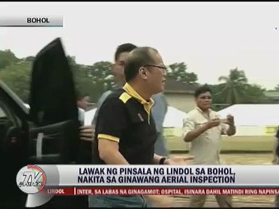 PNoy ensures repair of damaged infrastructures in Bohol