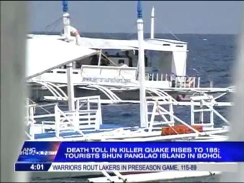 Tourists shun Bohol's Panglao Island