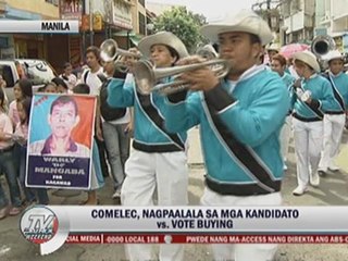 Comelec warns barangay poll bets vs vote buying
