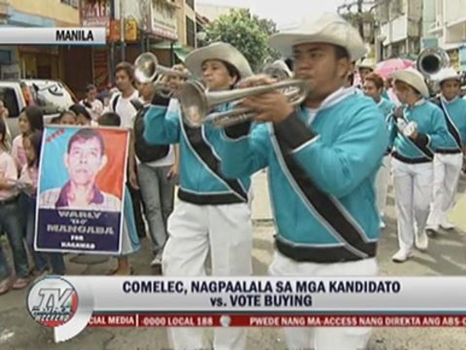 Comelec warns barangay poll bets vs vote buying