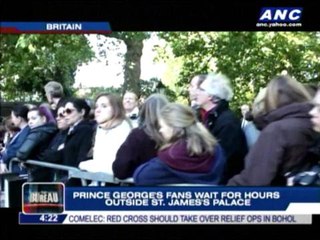 Prince George of Cambridge christened in private event