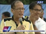 PNoy: Gov't addressing quake victims' needs