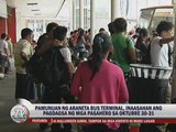 Passengers pack Araneta bus terminal ahead of Undas