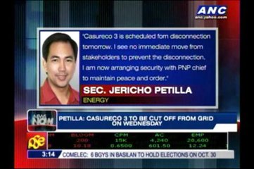 CamSur electric coop to be cut off from grid again