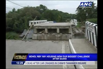 Housing now Bohol's biggest challenge after quake