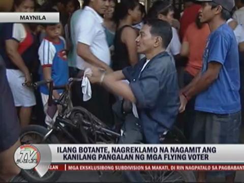 Flying voters swamp Metro Manila election precincts