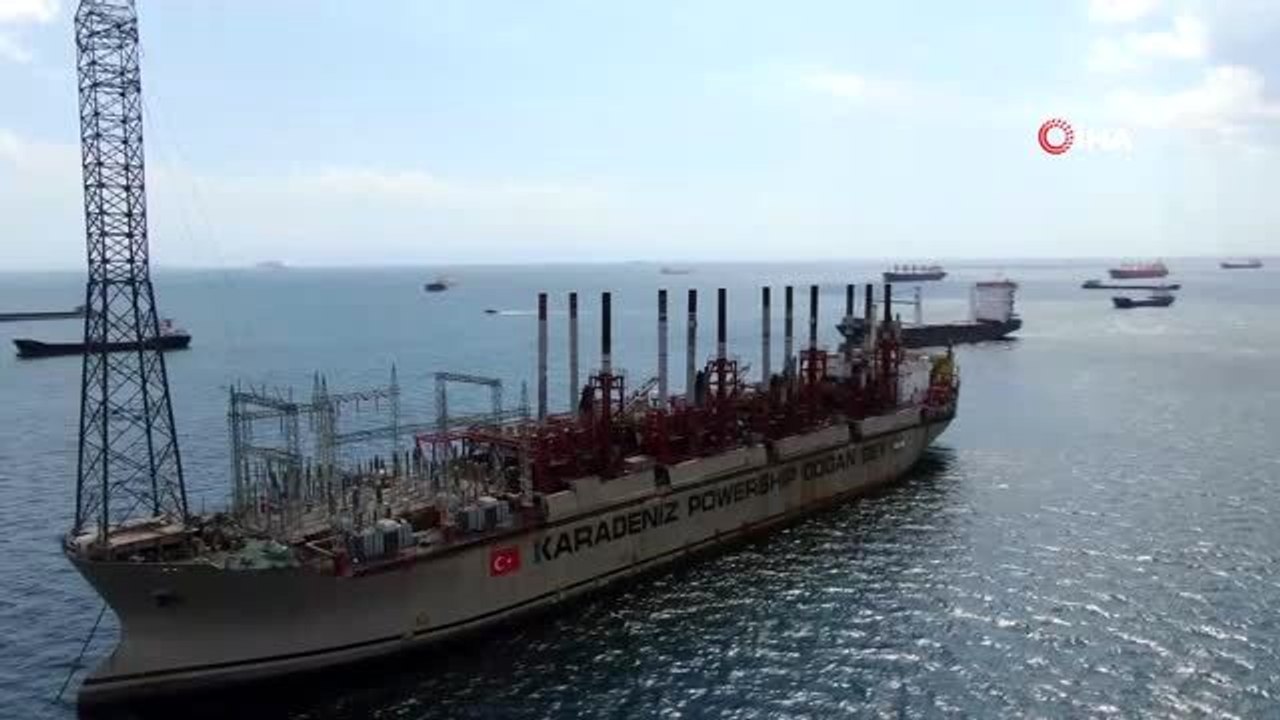 Yüzen enerji santrali İstanbul'da