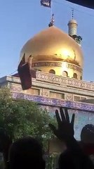 الميليشيات الشيعية ترفع "راية الحزن" في مقام السيدة زينب بدمشق.. ما القصة؟ (فيديو)
