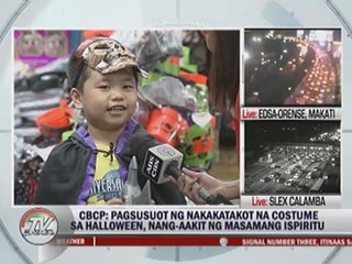 CBCP: Dress up as saints, not monsters