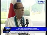PNoy honors soldiers who defended Zamboanga City