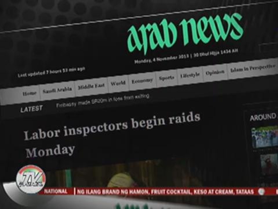 Stranded OFWs fearful as Saudi crackdown begins