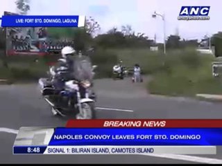 Janet Napoles leaves Fort Sto. Domingo