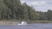 Girl Trips Over Ramp While Wakeboarding and Falls in Water