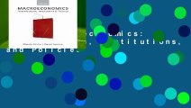 [FREE] Macroeconomics: Imperfections, Institutions, and Policies