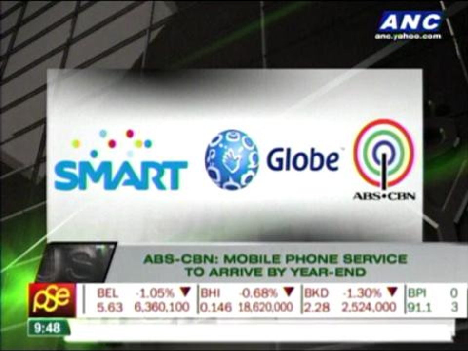 ABSCBN mobile phone service to arrive by yearend video Dailymotion