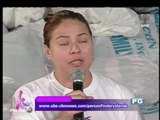 Daniel's mom sheds tears for typhoon victims