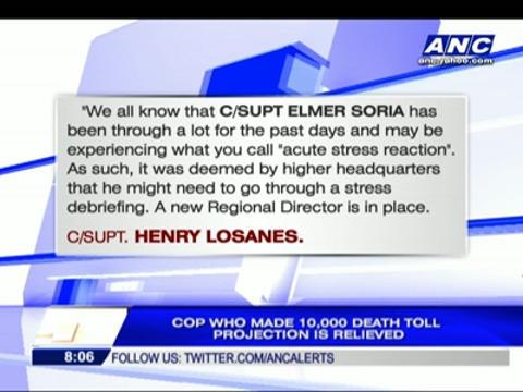 Why cop who gave '10,000 death toll' was sacked