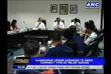 Volume of relief goods to be doubled- Almendras