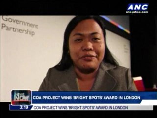 COA project wins 'Bright Spots' award in London