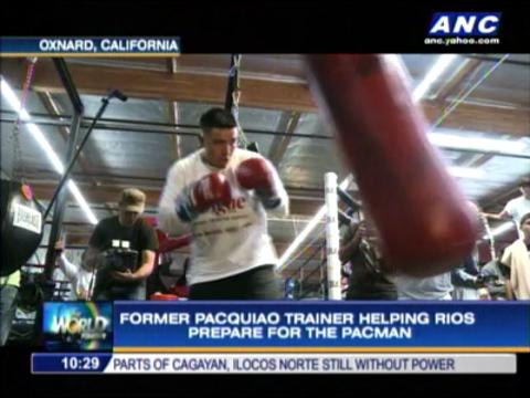 Rios gears up for Pacquiao slugfest