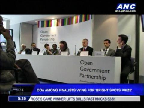 COA among finalists in global transparency competition