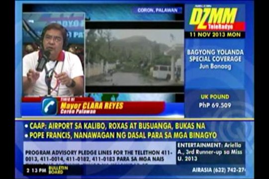 Mayor describes destruction in Coron, Palawan