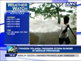 Typhoon Yolanda triggers giant storm surges