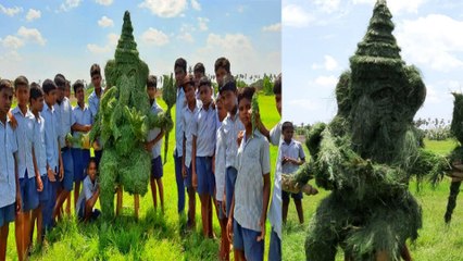 பியூட்டி "புல்" விநாயகர்.. சபாஷ் போட வைத்த மாணவர்கள்