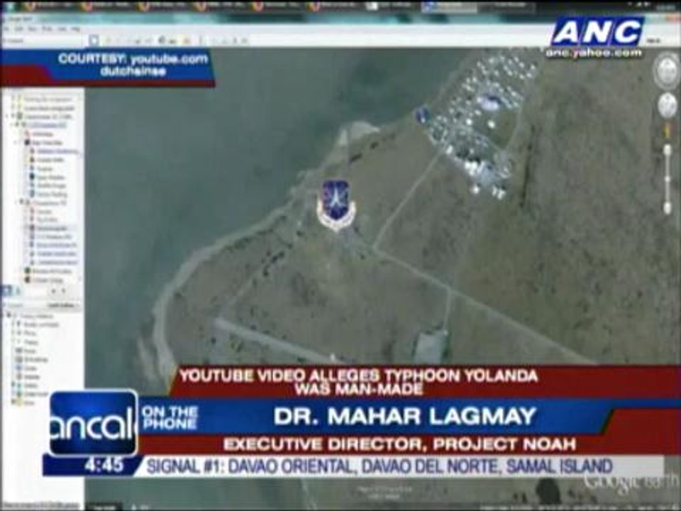 Scientist debunks 'man-made' typhoon claims