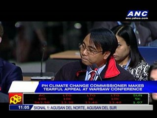 PH climate change official makes tearful plea for action