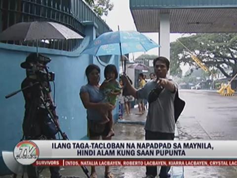 Survivors want to escape from Tacloban