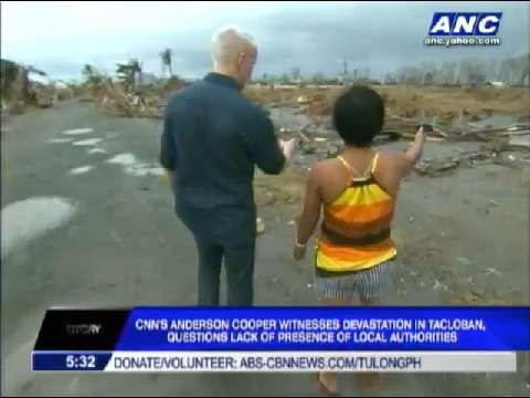 CNN's Anderson Cooper witnesses Tacloban devastation