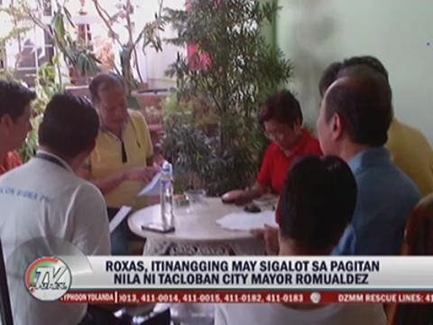 Roxas denies rift with Romualdez
