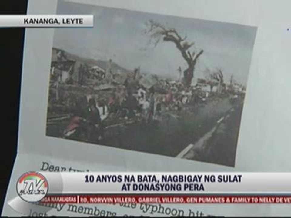 Filipino kid donates savings, toys to victims of 'Yolanda'