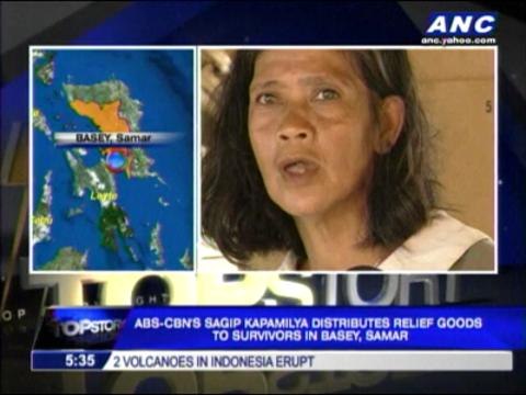 Typhoon survivors get Sagip Kapamilya aid