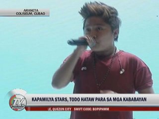 Filipinos line up for 'Tulong Na, Tabang Na, Tayo Na' concert