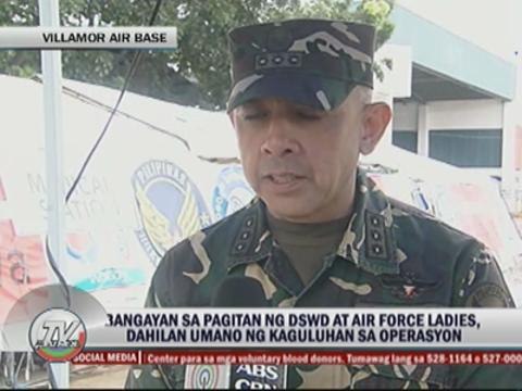 DSWD takes over Villamor operations for 'Yolanda' evacuees