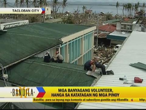 Foreign relief workers impressed with Pinoys' resiliency